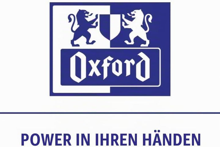 Oxford Schlaufenhefter A4, aus Kunststoff, transparent, farblos, 10 Stück, farblos