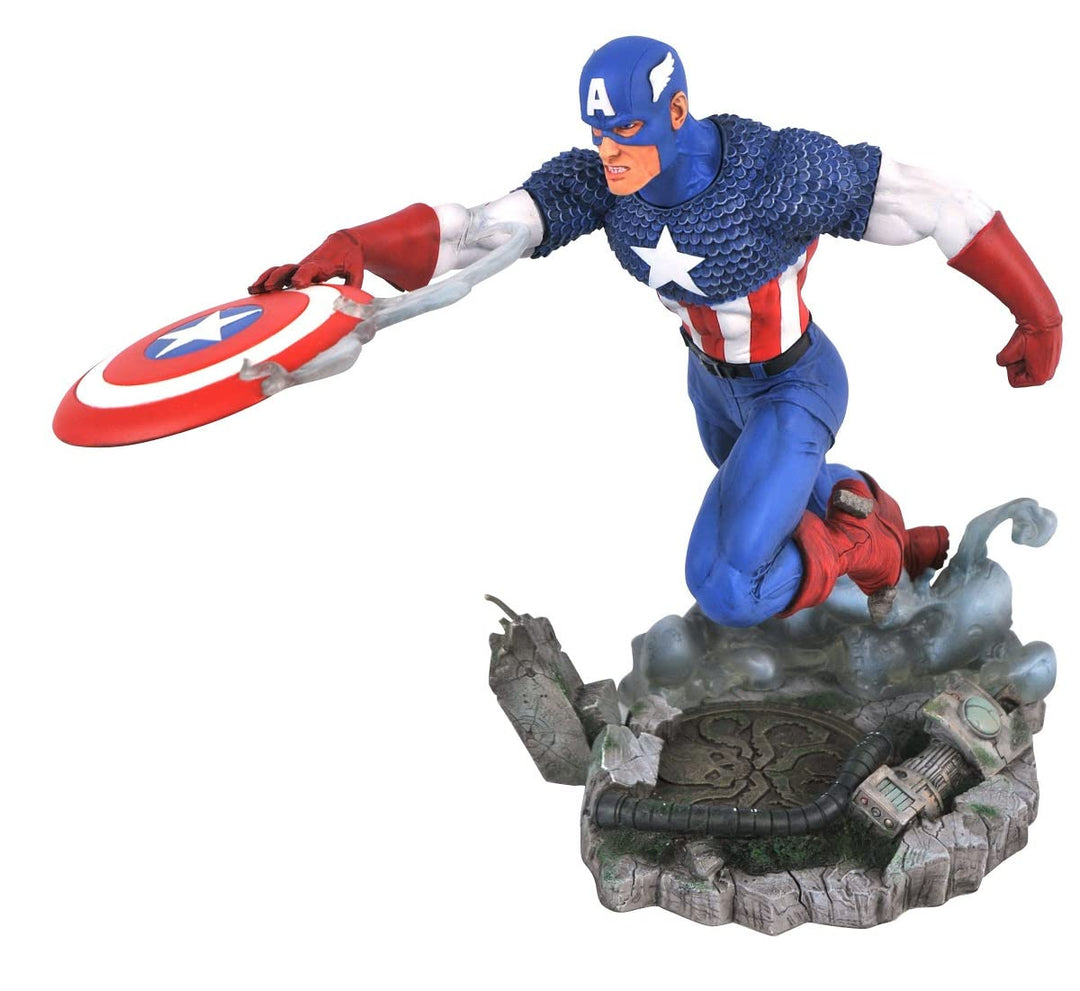 Diamond Select Toys Select Toys Marvel Gallery - VS. Captain America PVC Statue (JAN211967) Mehrfarb