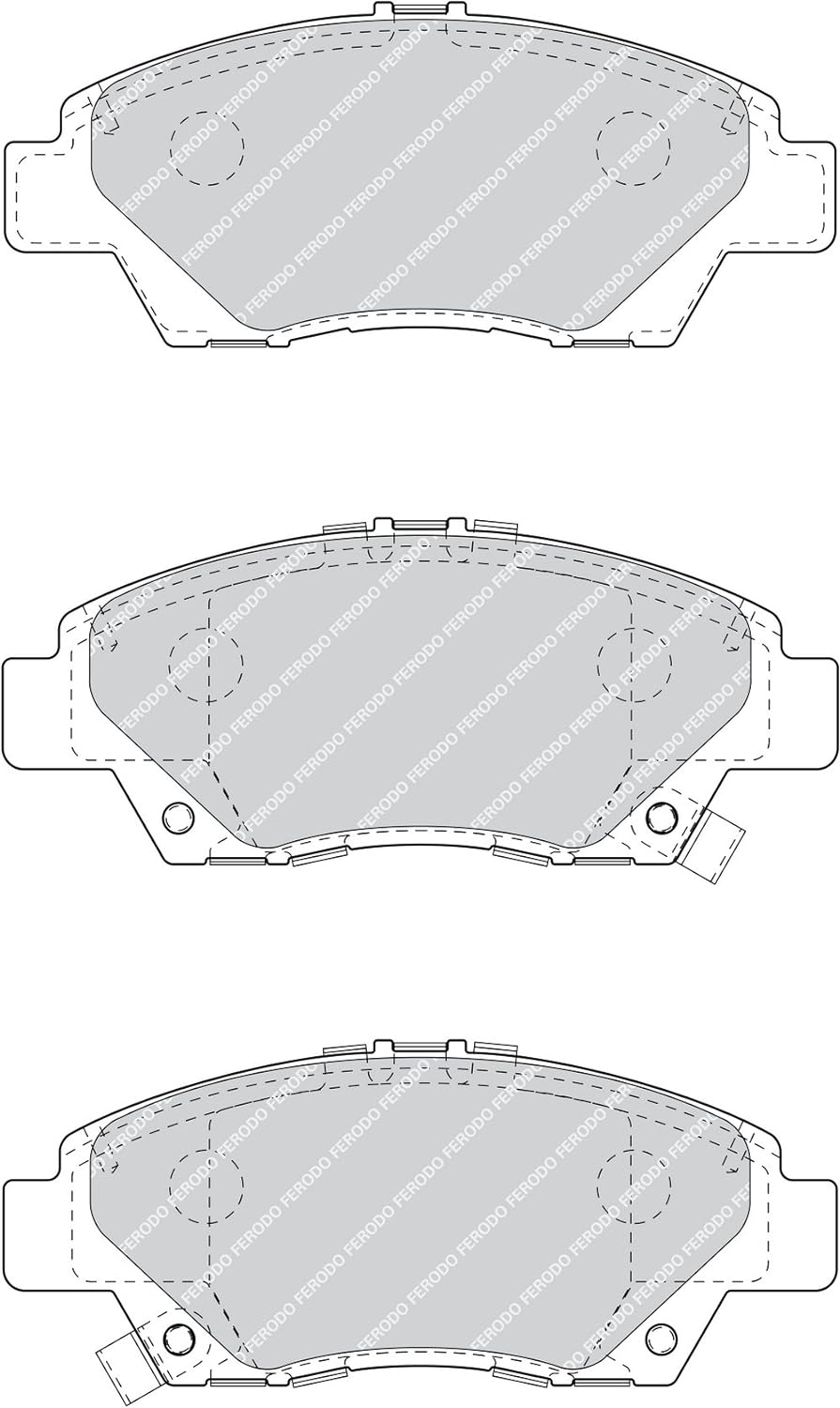 Ferodo FDB4404 PREMIER Bremsbelagsatz, Scheibenbremse - (4 Stück)