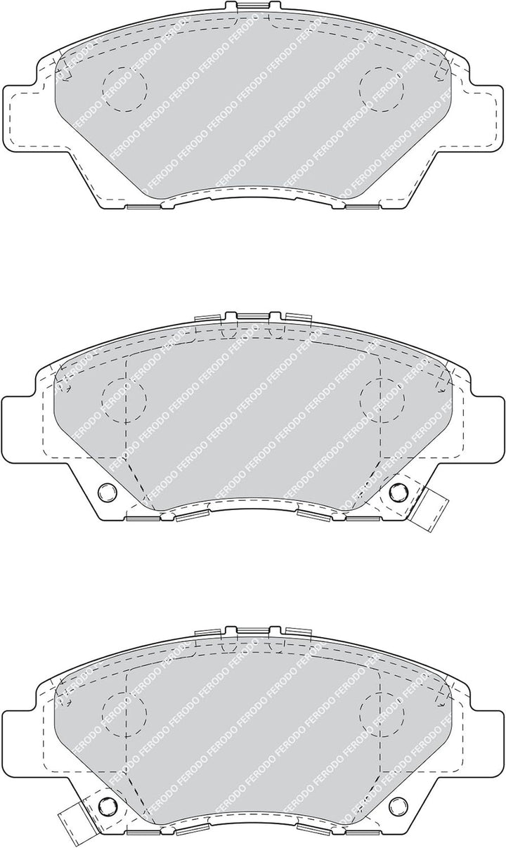 Ferodo FDB4404 PREMIER Bremsbelagsatz, Scheibenbremse - (4 Stück)