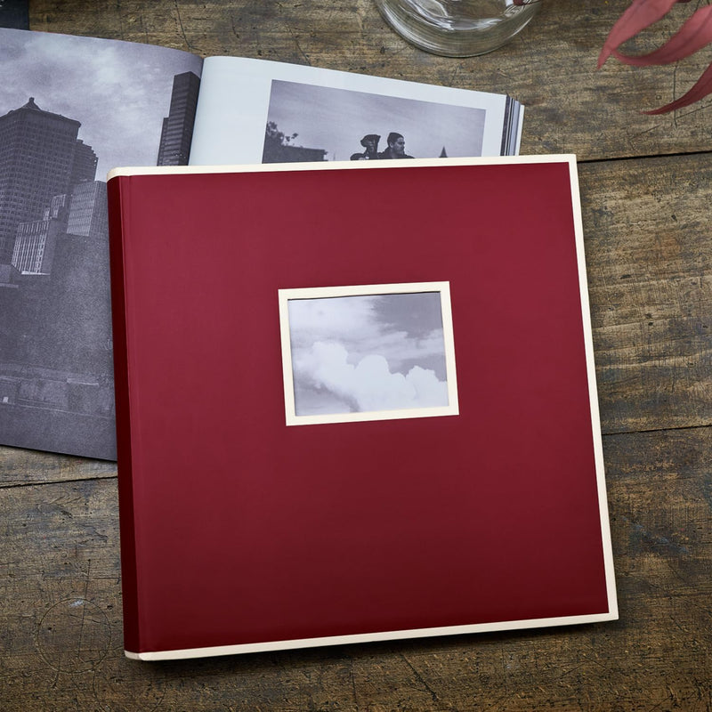 Semikolon 351099 Jumbo Album – 30x30 cm, 100 Seiten cremefarben, für 10x15 Fotos, mit Pergaminpapier