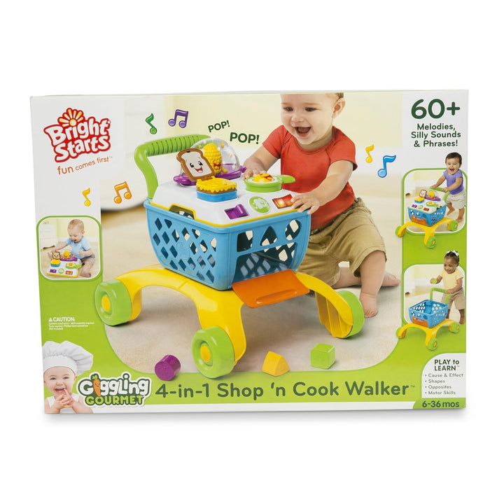 4-in-1 Einkaufswagen und Kochstation, Bright Starts Giggling, Giggling Gourmet