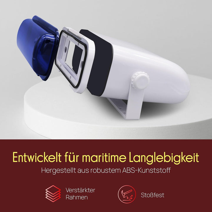 PYLE AUDIO INC plmrcw3 Universal Marine Stereo Full Body Gehäuse – Weiss