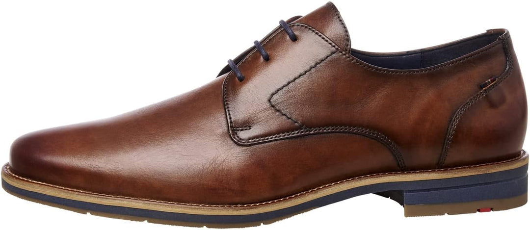 LLOYD Herren Schnürhalbschuhe Langston, Männer Businessschuhe 41 EU Braun, 41 EU Braun