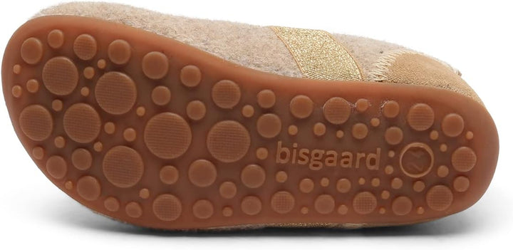 Bisgaard Mädchen Wool Ballet Flat 26 EU Nougat, 26 EU Nougat