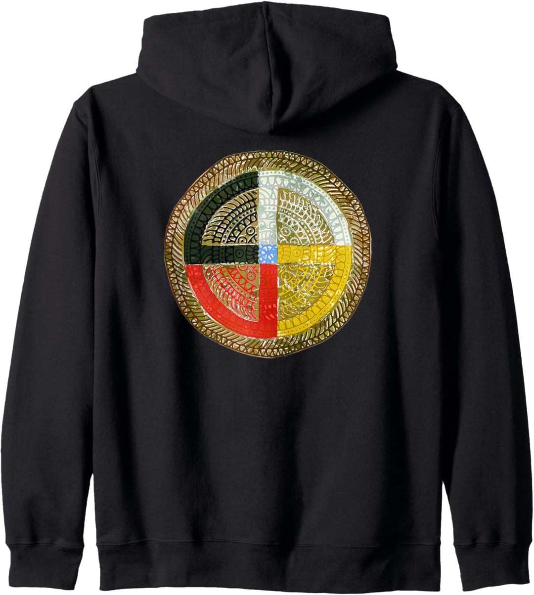 Native American Culture - Medicine Wheel Mandala 3 - Fan Fun Kapuzenjacke