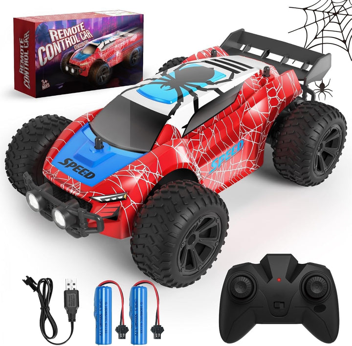 Kizeefun Ferngesteuertes Auto, RC Auto für 3 4 5 6 7 8 9 Jahre Spiele Kinder Toy, 2.4Ghz Off-Road RC