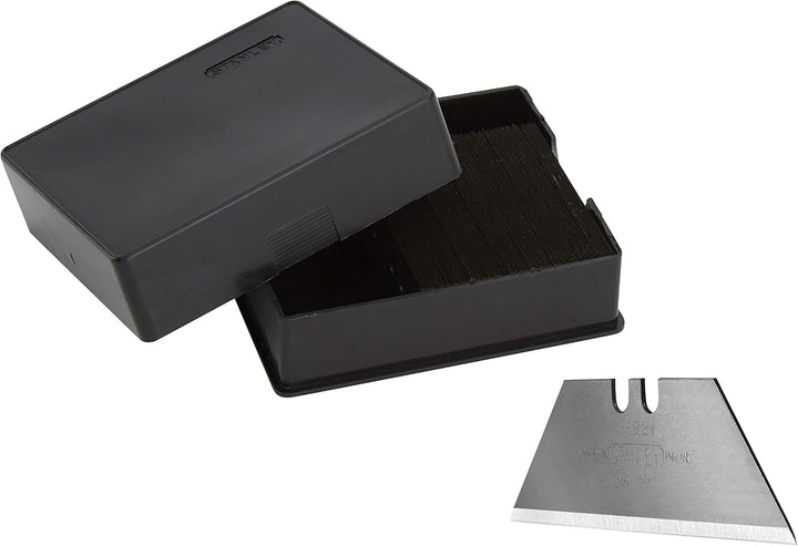 Stanley Trapezklingen 1992 (ohne Lochung, 62mm Klingenlänge, für allgemeine & schwere Schneidarbeite