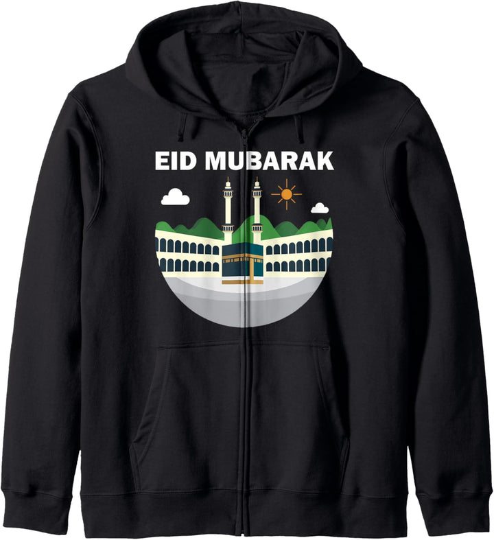 Happy Eid Mubarak 2021 Al-Fitr Al-Adha Hajj Mabroor Kaaba Kapuzenjacke