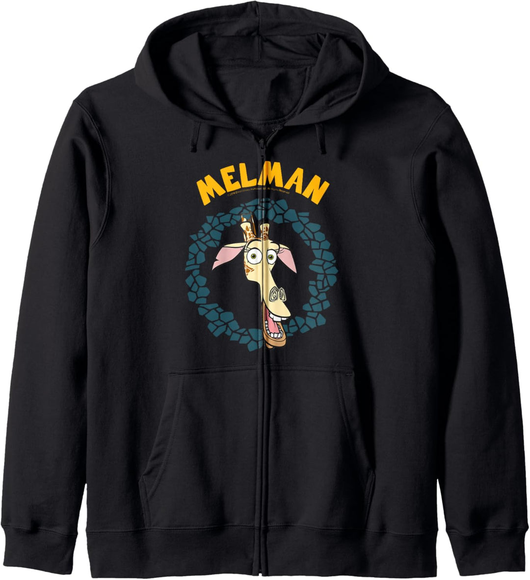 Madagascar Melman Large Circle Portrait Kapuzenjacke