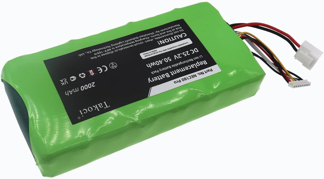 AUVTKALL Ersatzakku für Eureka NEC180 ProBP25220F 25,2 V 2000 mAh