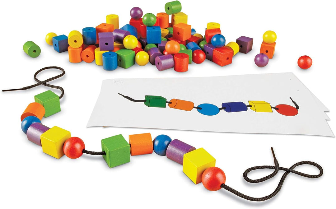 Learning Resources Perlen- und Musterkarten-Set, Perlen