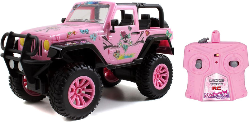 Dickie Toys 251106003 RC Jeep Wrangler, RC SUV Girlmazing, Ferngesteuertes Auto, RC Auto, Spielzeuga