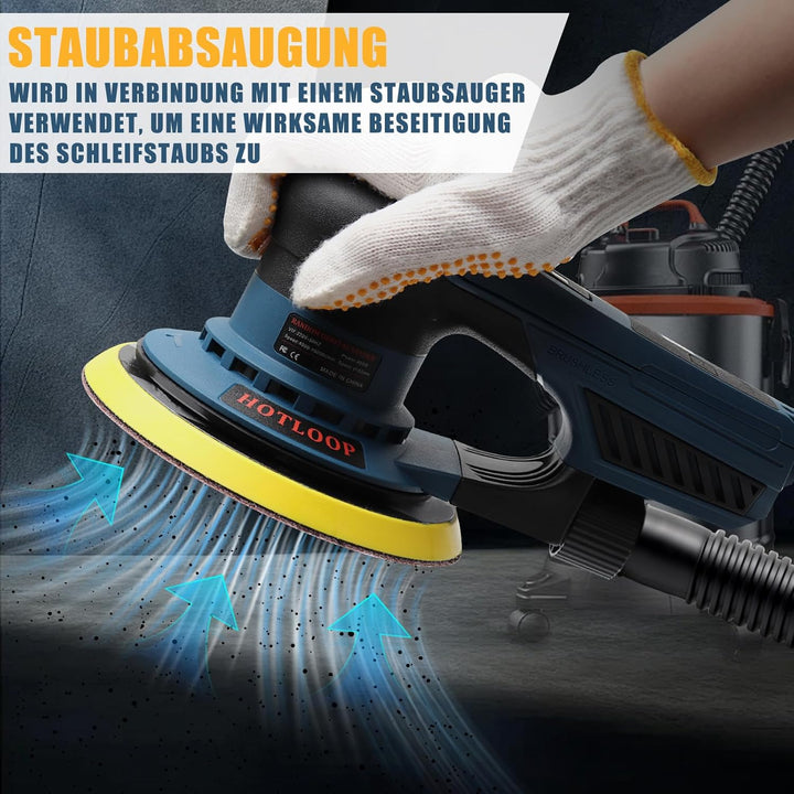 Exzenterschleifer 5,0 mm Schleifhub Bürstenloser Exzenterschleifer mit variabler Geschwindigkeit und