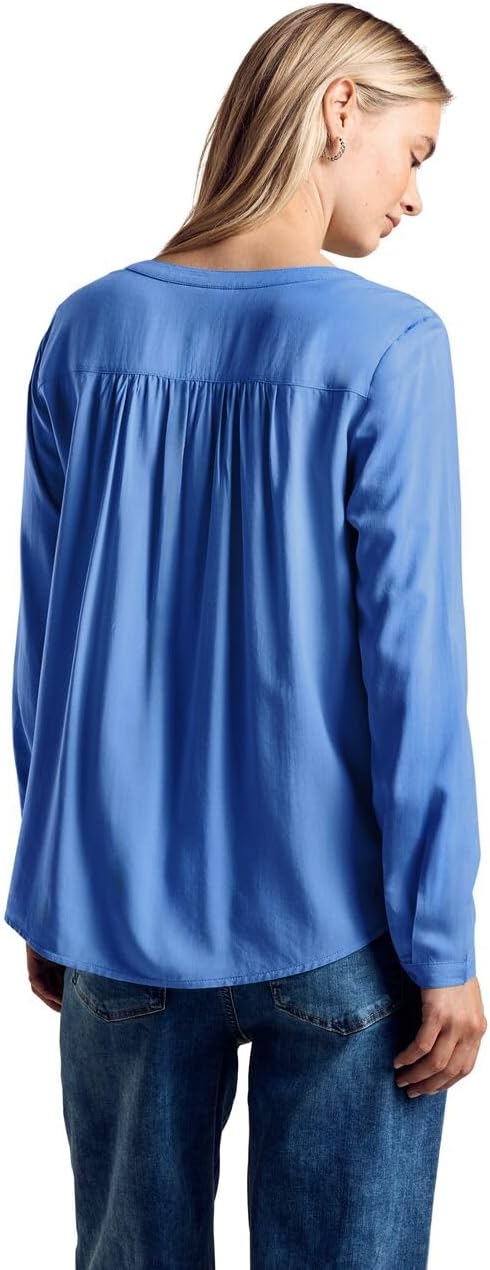 Street One Damen Style Bamika Bluse 34 Marina Blue, 34 Marina Blue