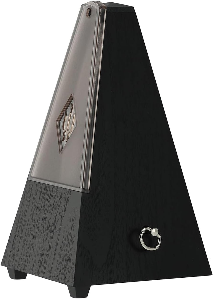 Wittner Metronom 806K Kunststoffgehäuse ohne Glocke Taktell Pyramidenform schwarz, schwarz