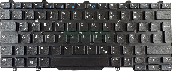 TellusRem ersatztastatur Deutsche Nicht Hintergrundbeleuchtung für Dell Latitude E5450, Latitude E74