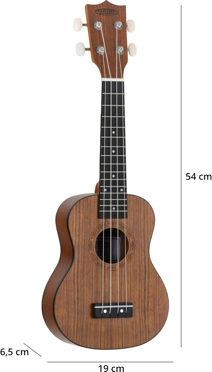 Classic Cantabile Ukulele Sopran Walnuss