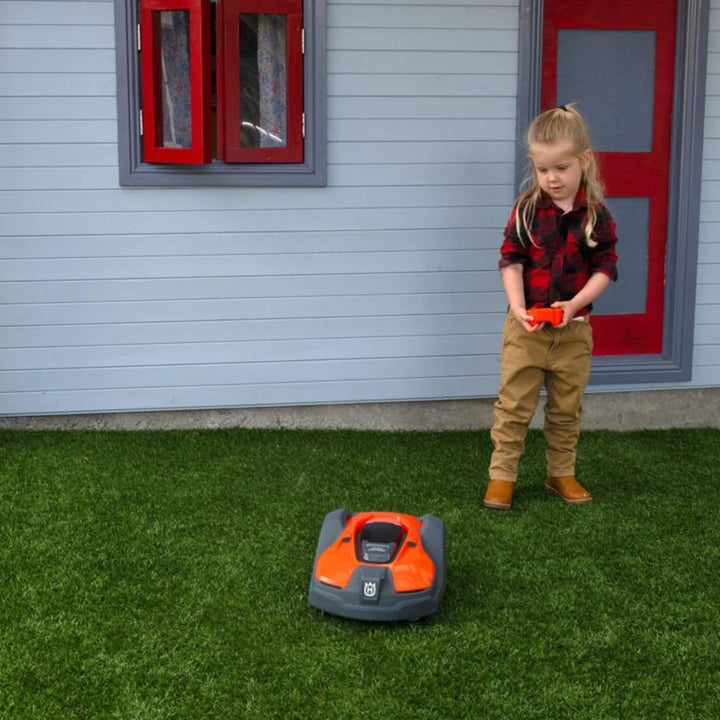 Husqvarna 450X Spielzeug Roboter Rasenmäher mit Fernsteuerung Kinder Rasenmäher Toy Garten Roboter M