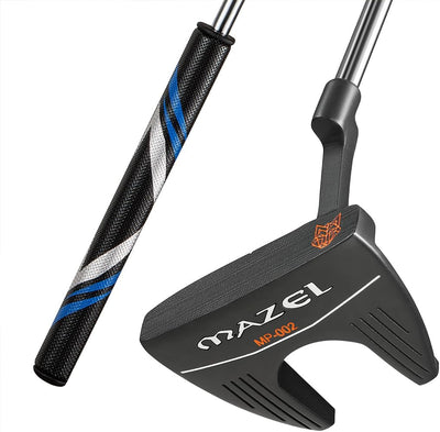 MAZEL Golf-Putter für Herren, rechte Hand, 89,9 cm, MP-002 Double Bend Face Balance Mallet Putter, M