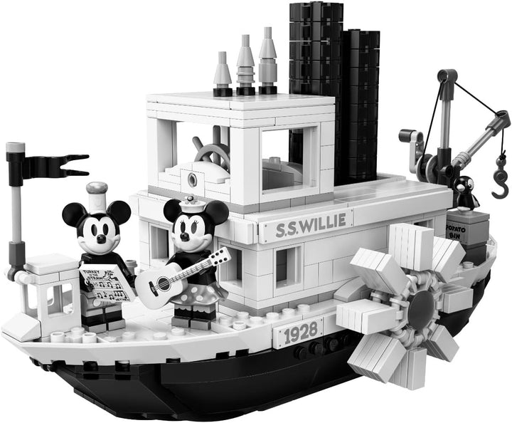 LEGO Ideas 21317 Disney Steamboat Willie Building Kit (751 Pieces)