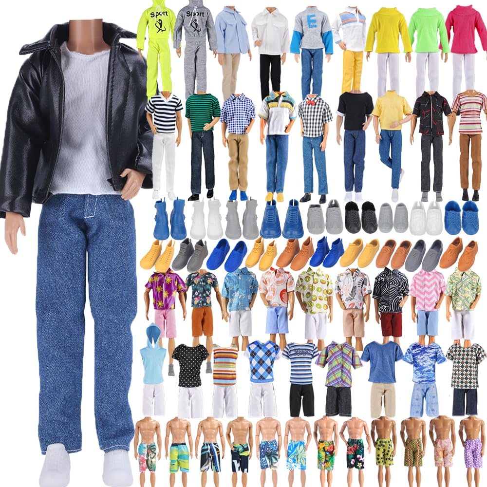 IMAGINE 10-Item Fantastic Pack = 5 Sets Mode Casual Wear Kleidung Outfit mit 5 Paar Schuhe für Junge