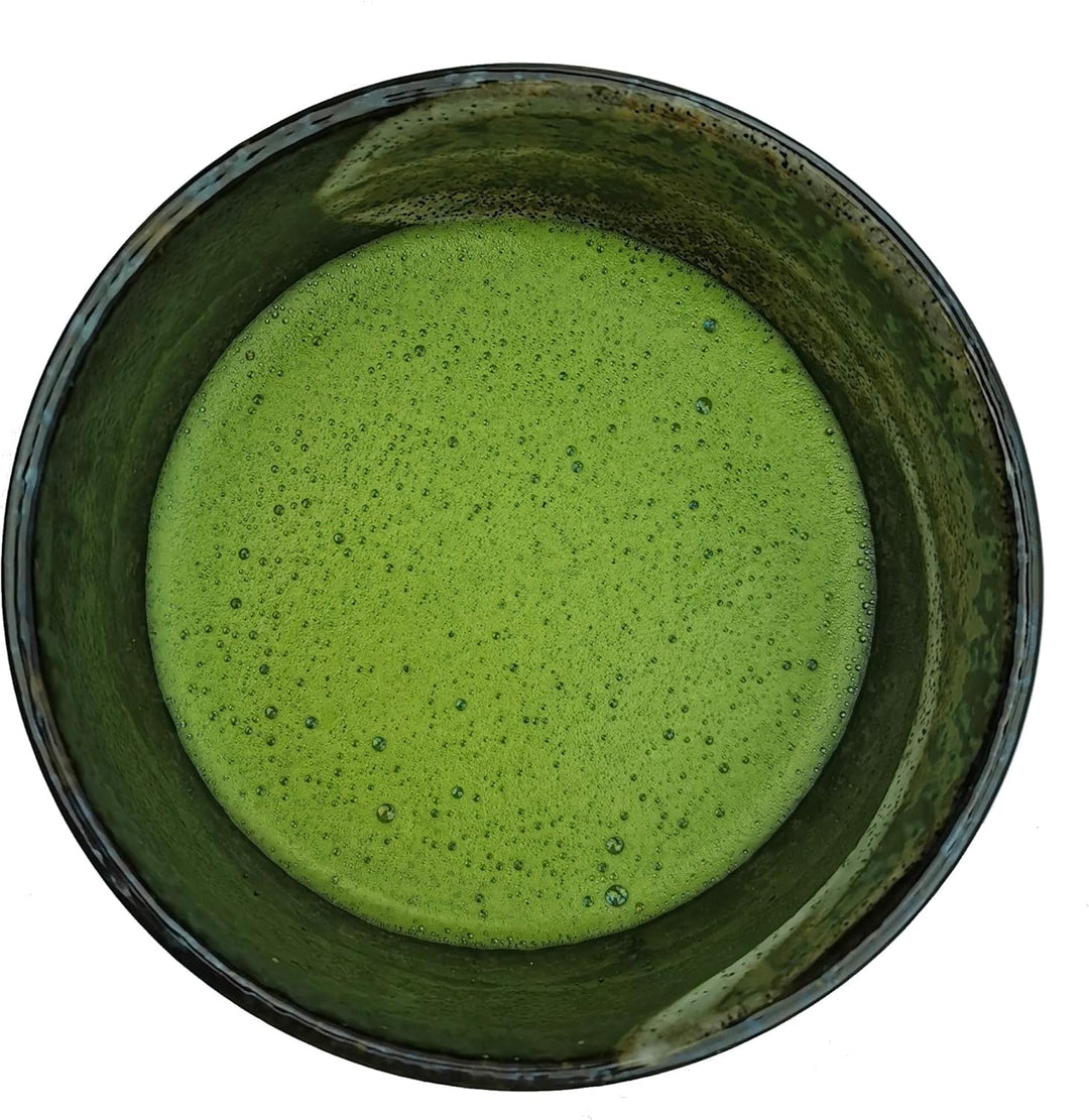 TeaClub Matcha Schale Schwarz-Grau 400ml, Chawan aus Japan für Matcha Zubereitung und Teezeremonie