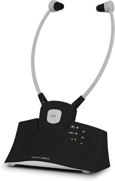 TechniSat STEREOMAN ISI 2 (Version 2) - kabelloser Stereo-Funkkopfhörer für Fernseher und Musikanlag