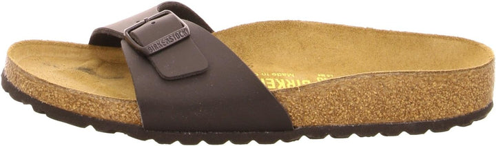 Birkenstock Madrid 40623, Unisex - Erwachsene Clogs & Pantoletten aus Birko-Flor 38 EU Schmal Schwar