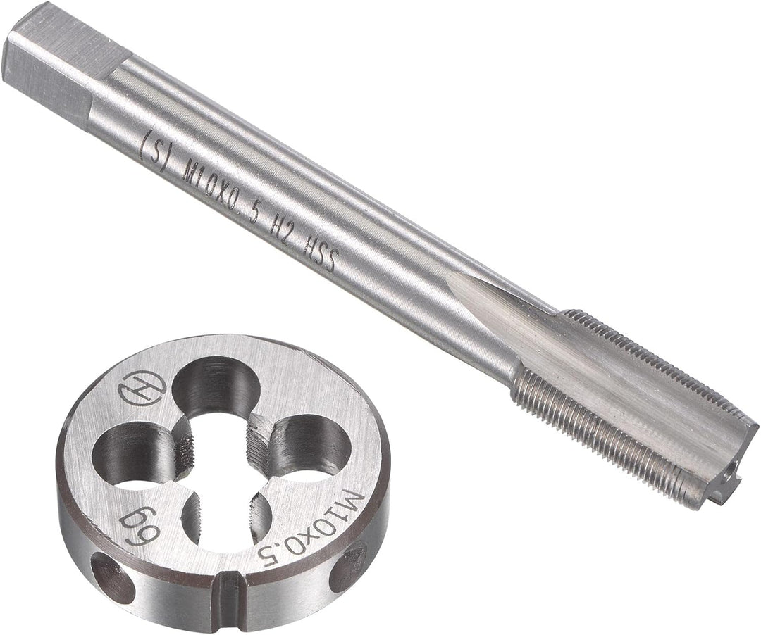 sourcing map Gewindebohrer M10 x 0,5mm Gewindebohrer mit Legierungswerkzeug M10 x 0.5mm, M10 x 0.5mm