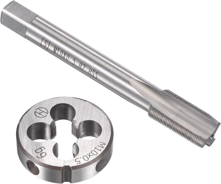 sourcing map Gewindebohrer M10 x 0,5mm Gewindebohrer mit Legierungswerkzeug M10 x 0.5mm, M10 x 0.5mm
