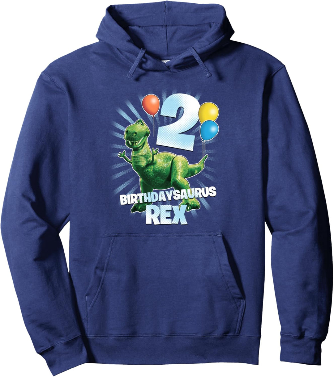 Disney Pixar Toy Story Birthdaysaurus Rex 2nd Birthday Pullover Hoodie