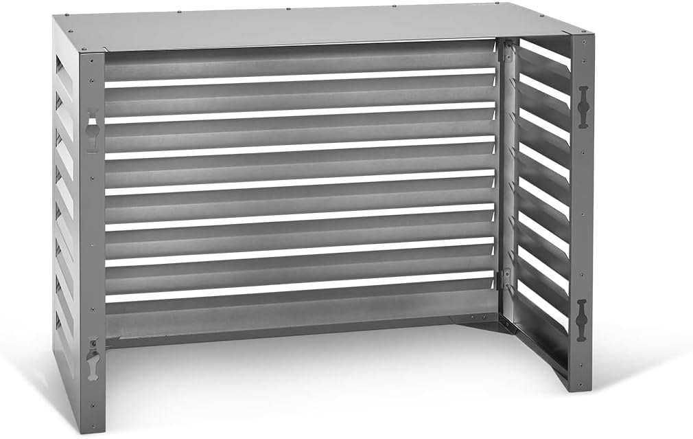 EVOLAR Evo-Cover Abdeckung/Verkleidung für Klimaanlage und Wärmepumpe für Aussengerät Garten Balkon