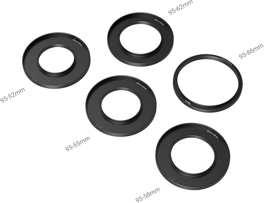 SMALLRIG Objektiv Adapterringe Kit Objektivzubehör Adapter Konverter für Matte Box 3196 & 3575 & 368