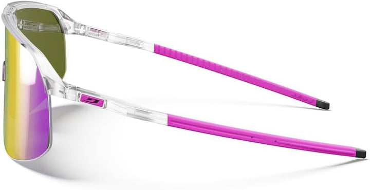 Julbo Damen und Herren DENSITY Sonnenbrille Laufen, Radfahren Einheitsgrösse Kristall / Rosa, Einhei