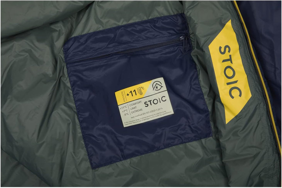Stoic RovenSt. +11°C Sleeping Bag Kunstfaserschlafsack wasserabweisend, isolierend Limit +7°C 780g S