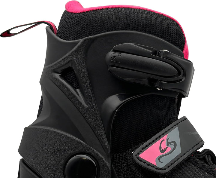 Cox Swain verstellbare Schlittschuhe Crystal, Eislaufschuhe für Kinder, Jugendliche und Erwachsene b