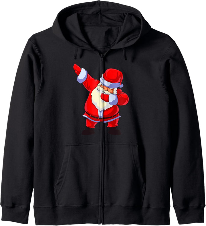 Dabbing Santa Shirt, Lustiger Dabbing Weihnachtsmann, Kostüm Kapuzenjacke