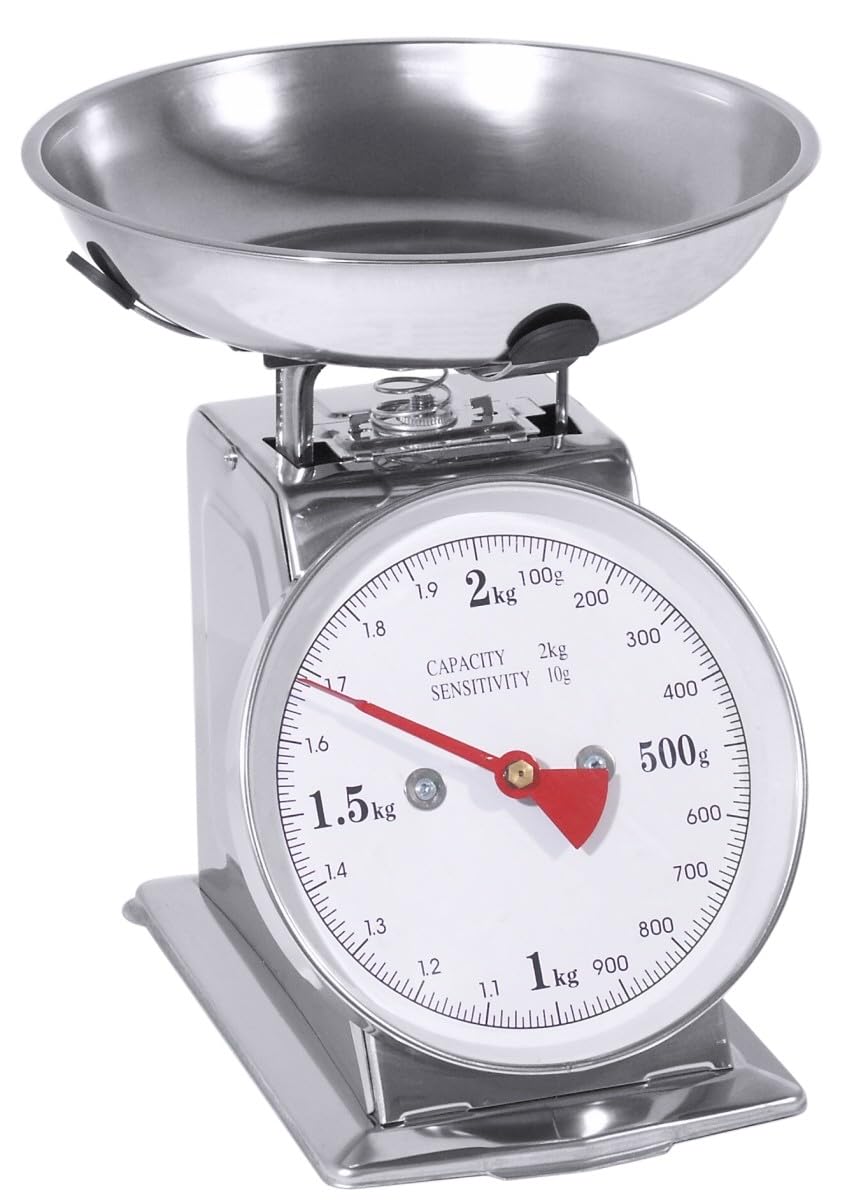 Contacto Edelstahl Küchenwaage bis 2 kg