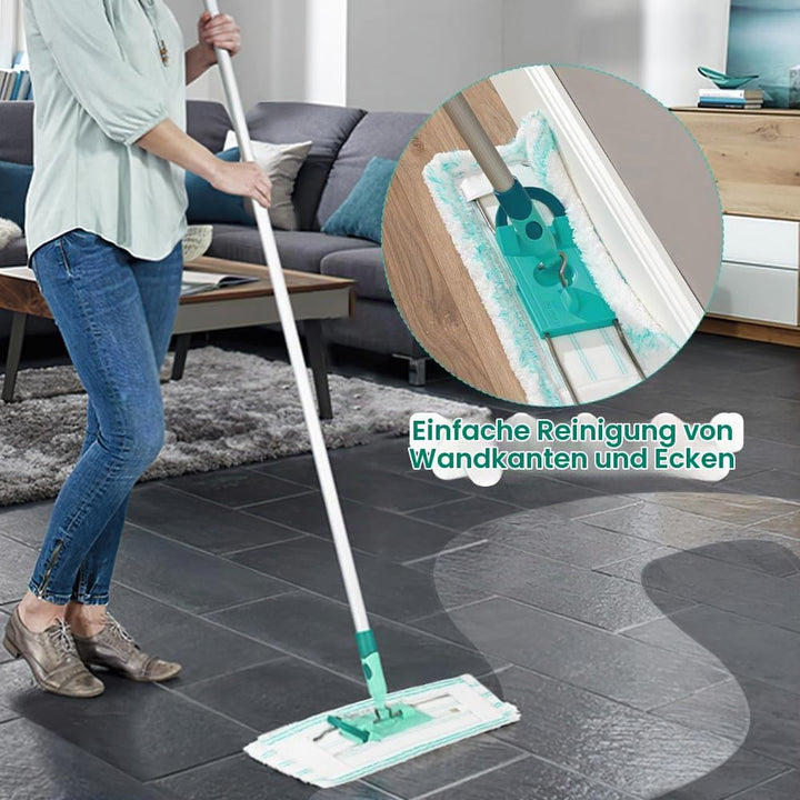 3 Stück Wischbezug Ersatzbezug für Leifhat Profi XL Micro Duo 42cm Bodenwischer Ersatzbezug für alle