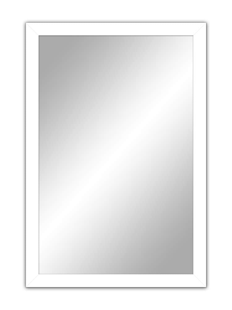 Ramix Spiegel mit Rahmen 87x57 cm, 57x87 cm, 5 Farben Rahmen, Fester Rahmen, Stabiler Rückwand, Rahm