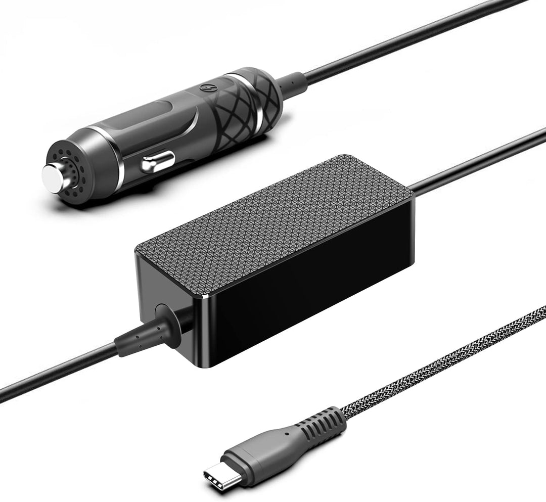 KFD 118W USB-C KFZ Ladegerät Auto Ladekabel DC 12V-24V Netzteil für MacBook Air Pro, Dell XPS, HP Sp
