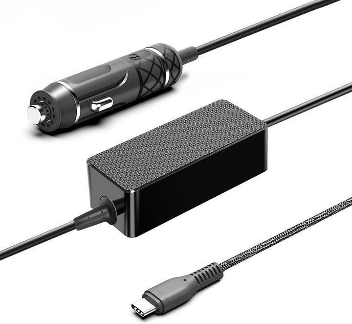 KFD 118W USB-C KFZ Ladegerät Auto Ladekabel DC 12V-24V Netzteil für MacBook Air Pro, Dell XPS, HP Sp