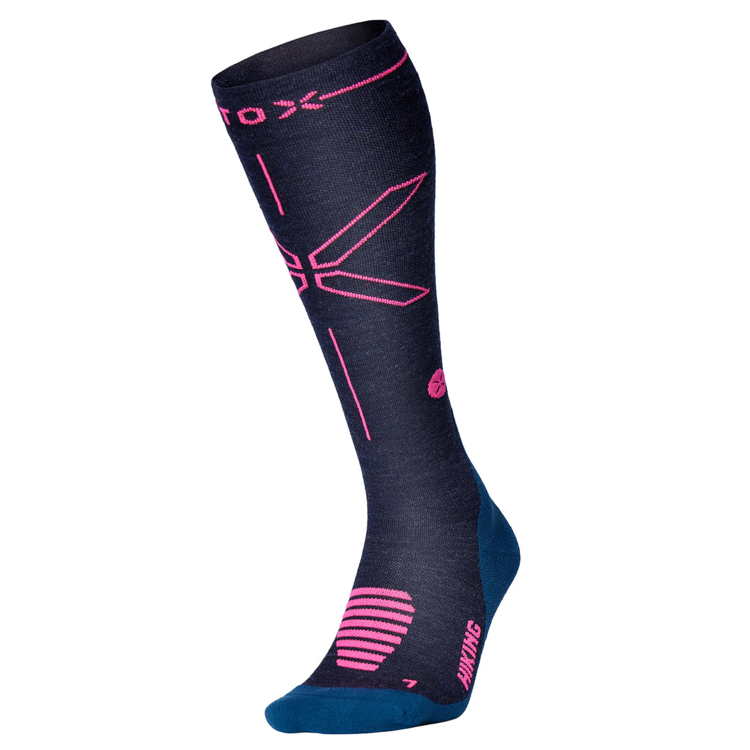 STOX Energy Socks, Wandersocken Damen, Kompressionklasse 23-32 mmHg, Wandern, Kompressionsstrümpfe,