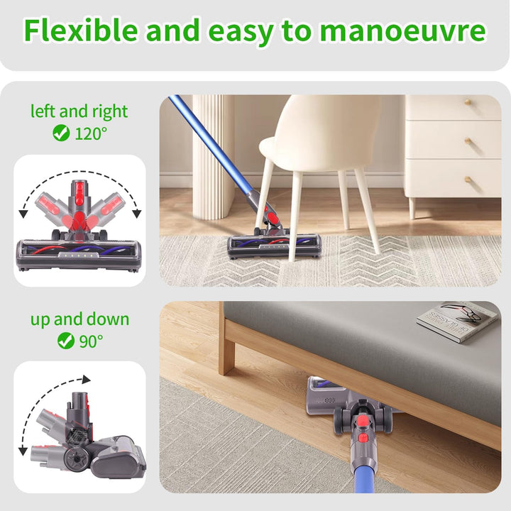 FEVORCS Bürste Ersatzteil Zubehör Kompatibel mit Dyson V7 V8 V10 V11 V15 Staubsauger Bodendüse mit F