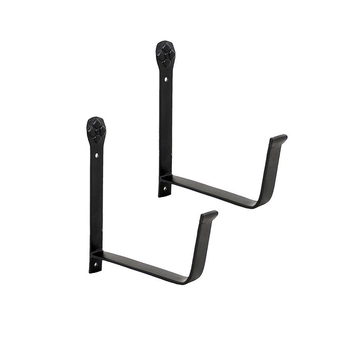 Achla Blumenkasten-Halterung, Eisen, Schwarz, 15,2 cm 6-inch, 6-inch