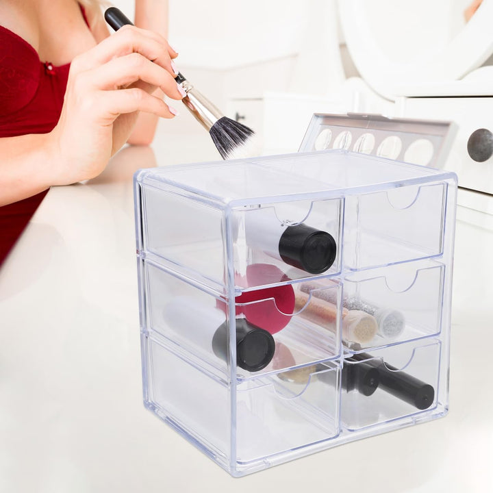 Alipis Make-up-Organizer Mit Schubladen Transparente Kosmetik-Aufbewahrungsbox Für Schmuck Schreibwa