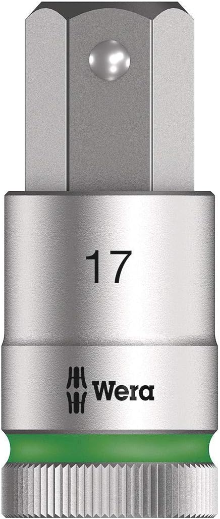 Wera 05004201001 8740 C HF 1 Bit-Sortiment, Zyklop Bitnuss-Satz Innensechskant, mit Haltefunktion, 6
