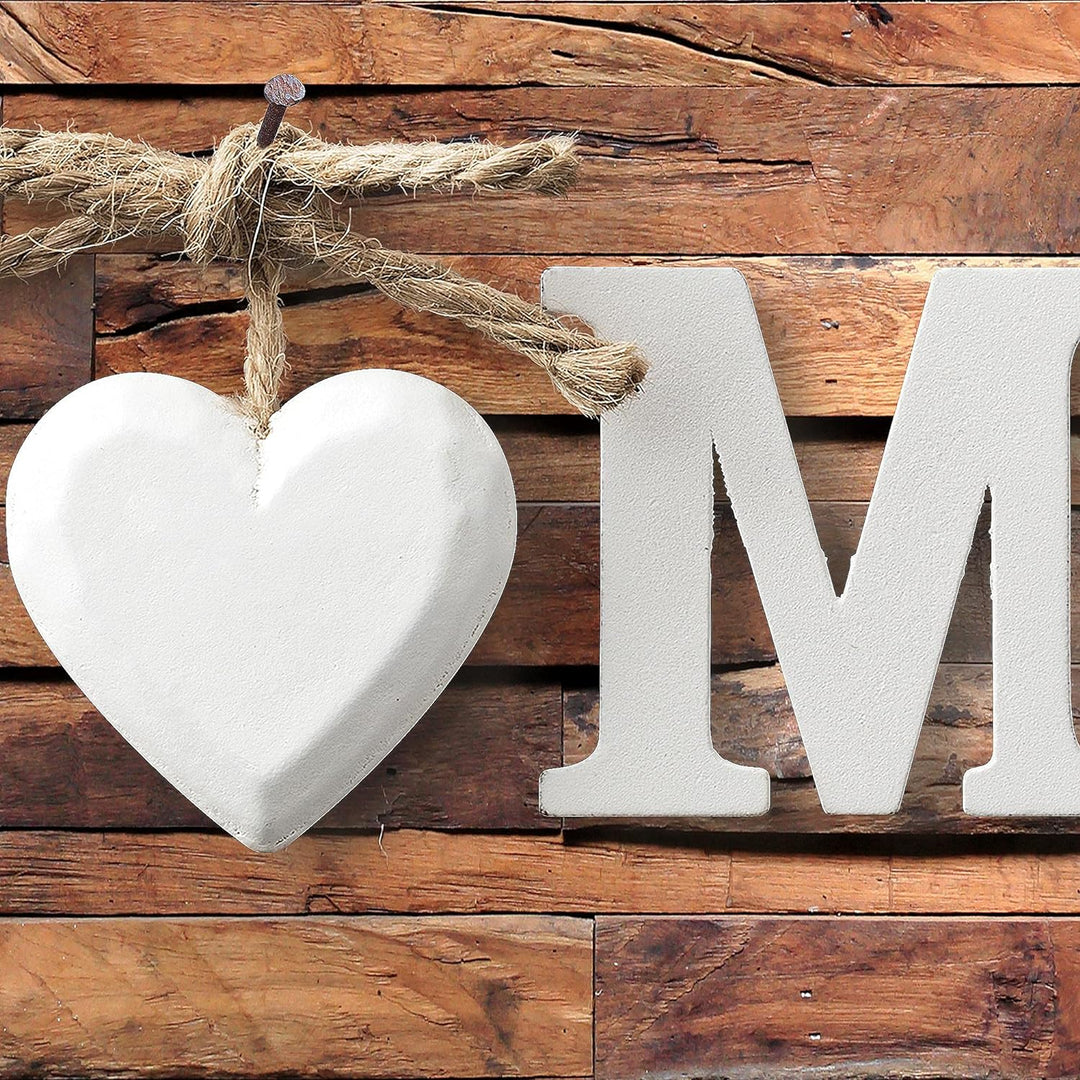 Runa Art Bild Wohnzimmer Home Holz 5 Teilig Mit Spruch Braun Wandbilder auf Vlies Leinwand 014753c B