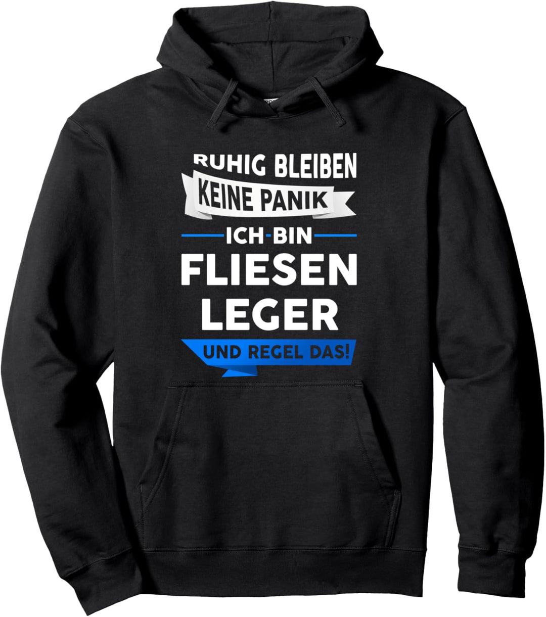 Fliesenleger Beruf Bodenleger Plattenleger Geschenk Spruch Pullover Hoodie